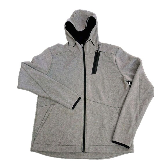 Champion Other - Champion C9 Men's L Full-Zip Hoodie Sweatshirt Jumper Grey Black Tech Fleece